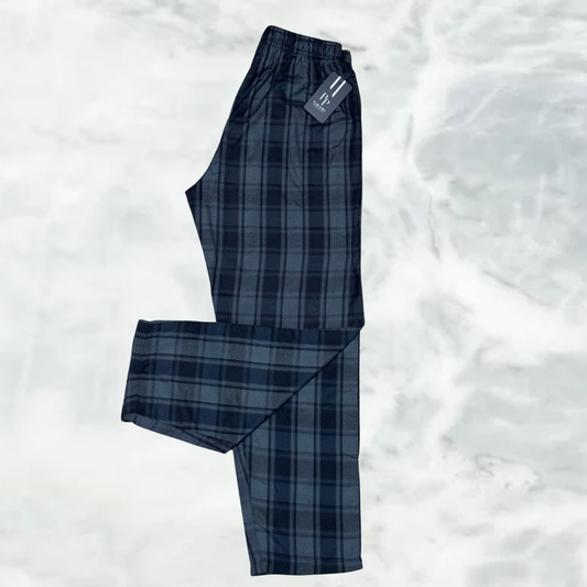 Men’s Casual Check Pajama Pants – Value Pack of 3