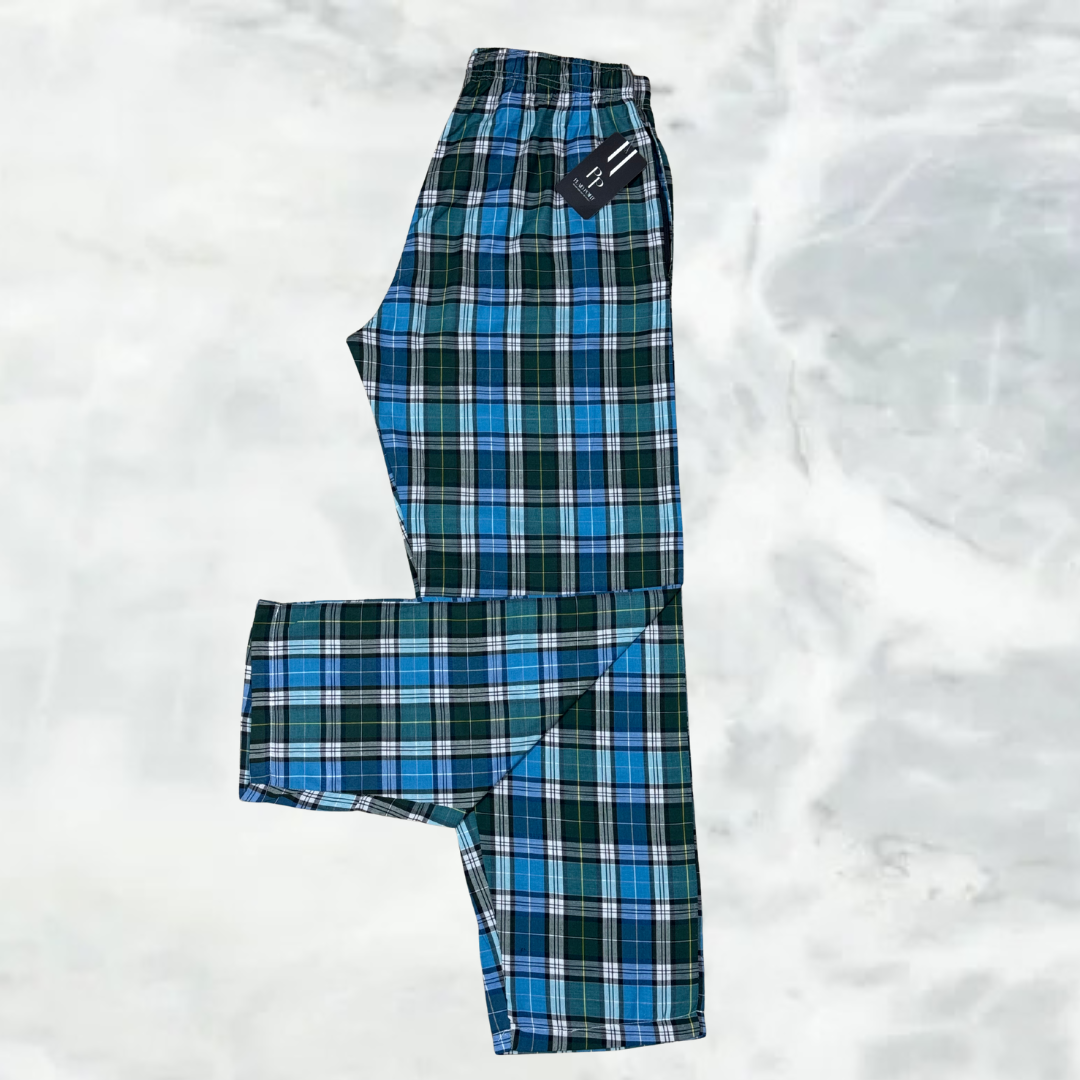 Premium Men’s Home Wear Pants – Check Design (Pack of 3)
