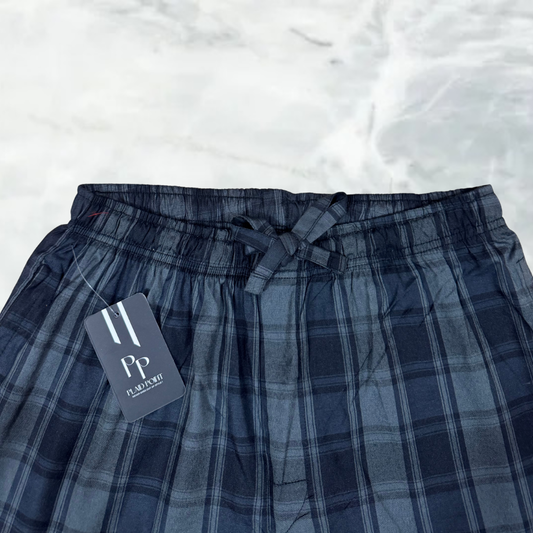 Men’s Stylish Checkered Casual Pants – Soft & Comfortable