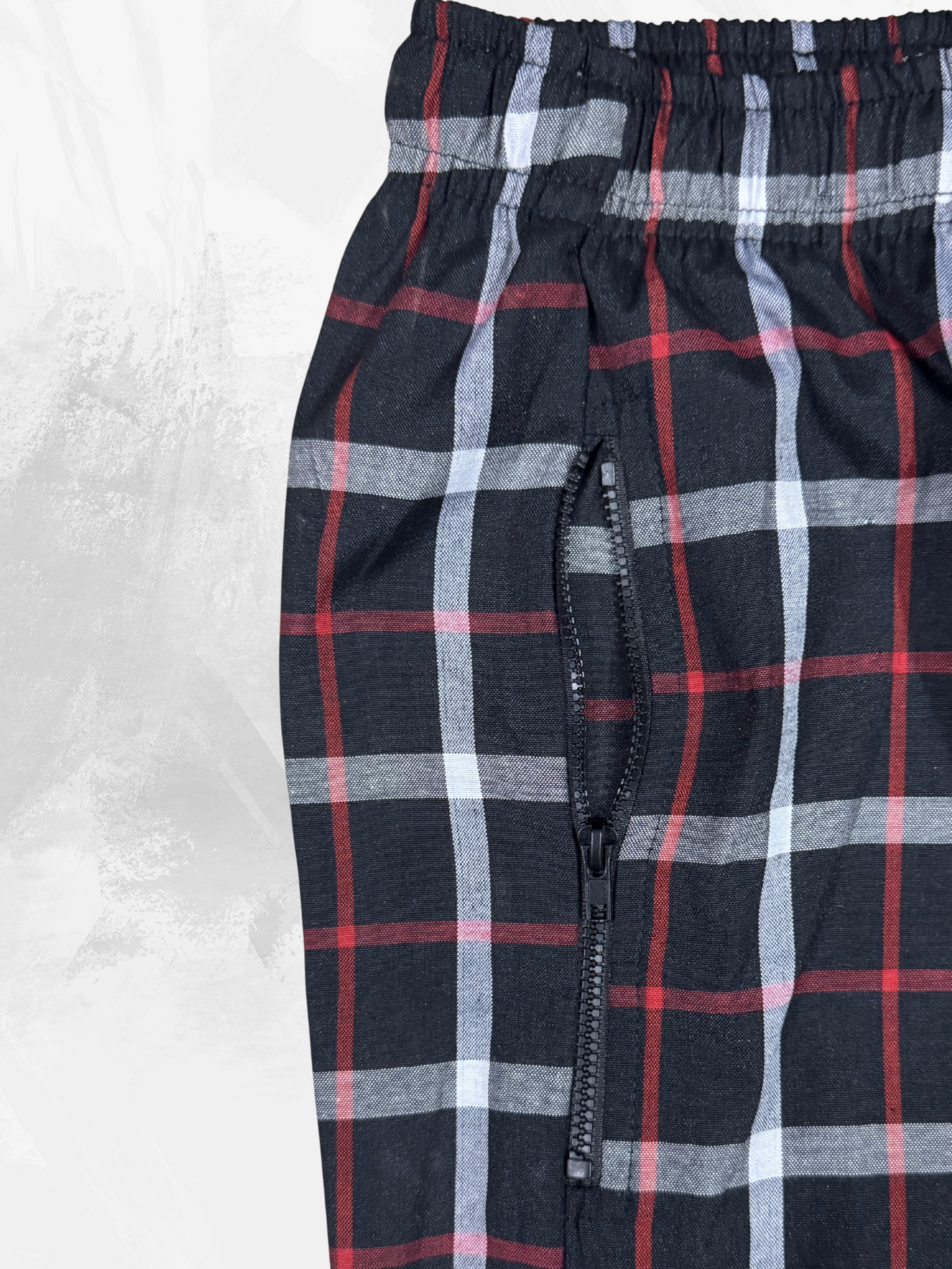 Men's Premium quality lounge wear trousers (Black, Red & White)