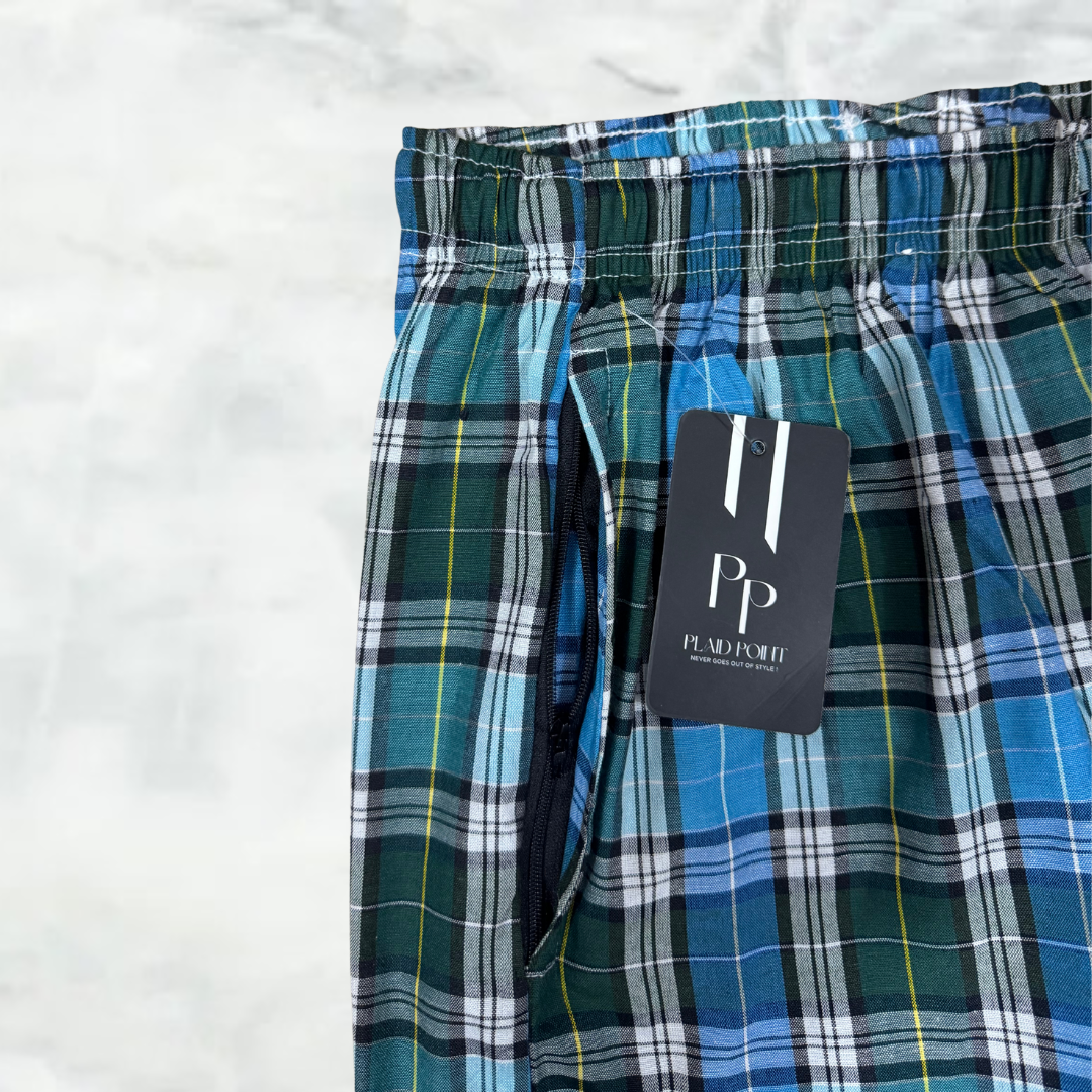 Casual Check Pattern Pants for Men – Daily Comfort Wear
