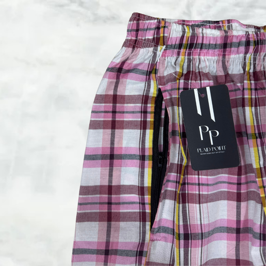 Stylish Women’s Check Pattern Pants – Home & Casual Wear