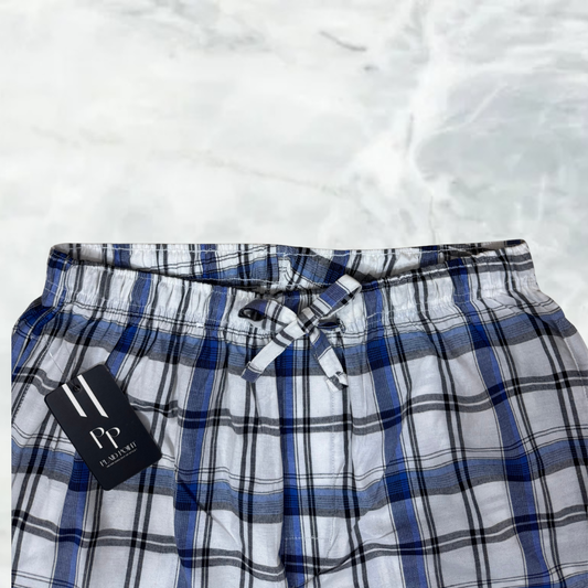 Men’s Minimal Style Check Trousers