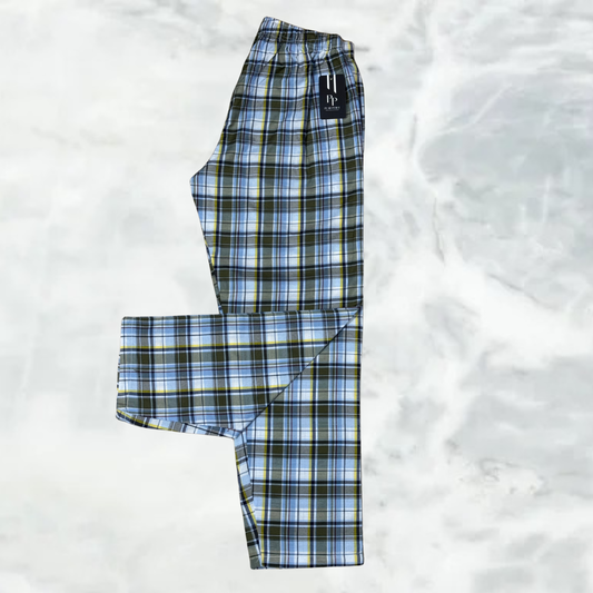 Men’s Casual Comfort Pants – Premium Check Design